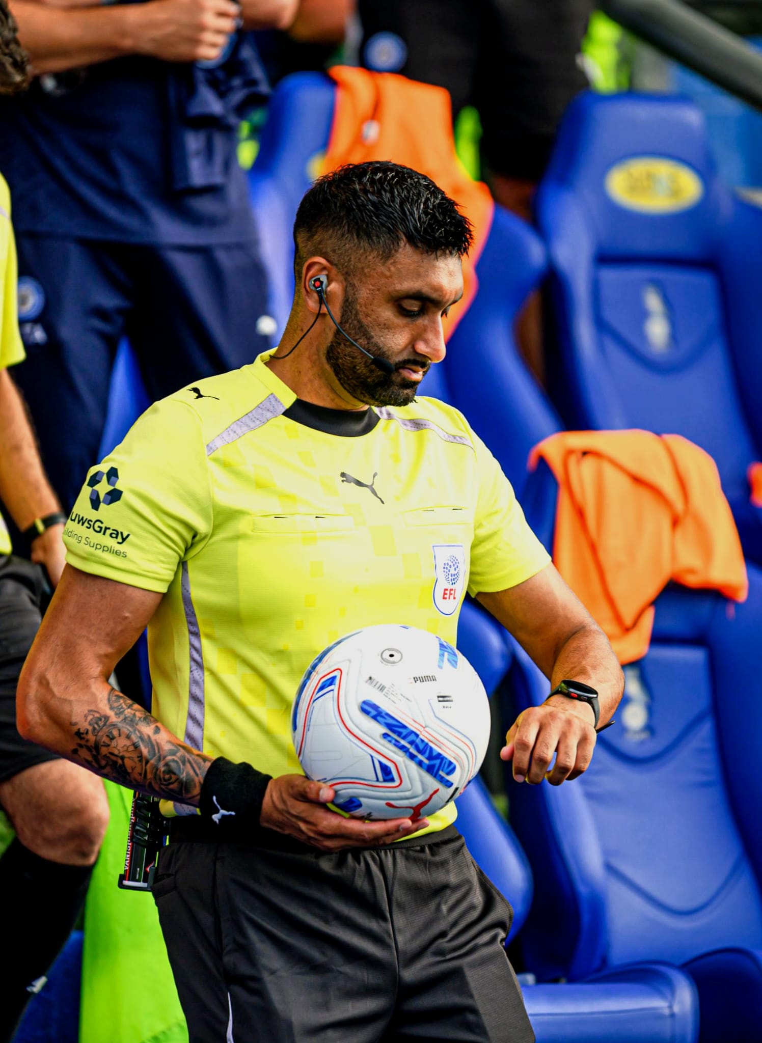 Sunny Singh Gill with match ball